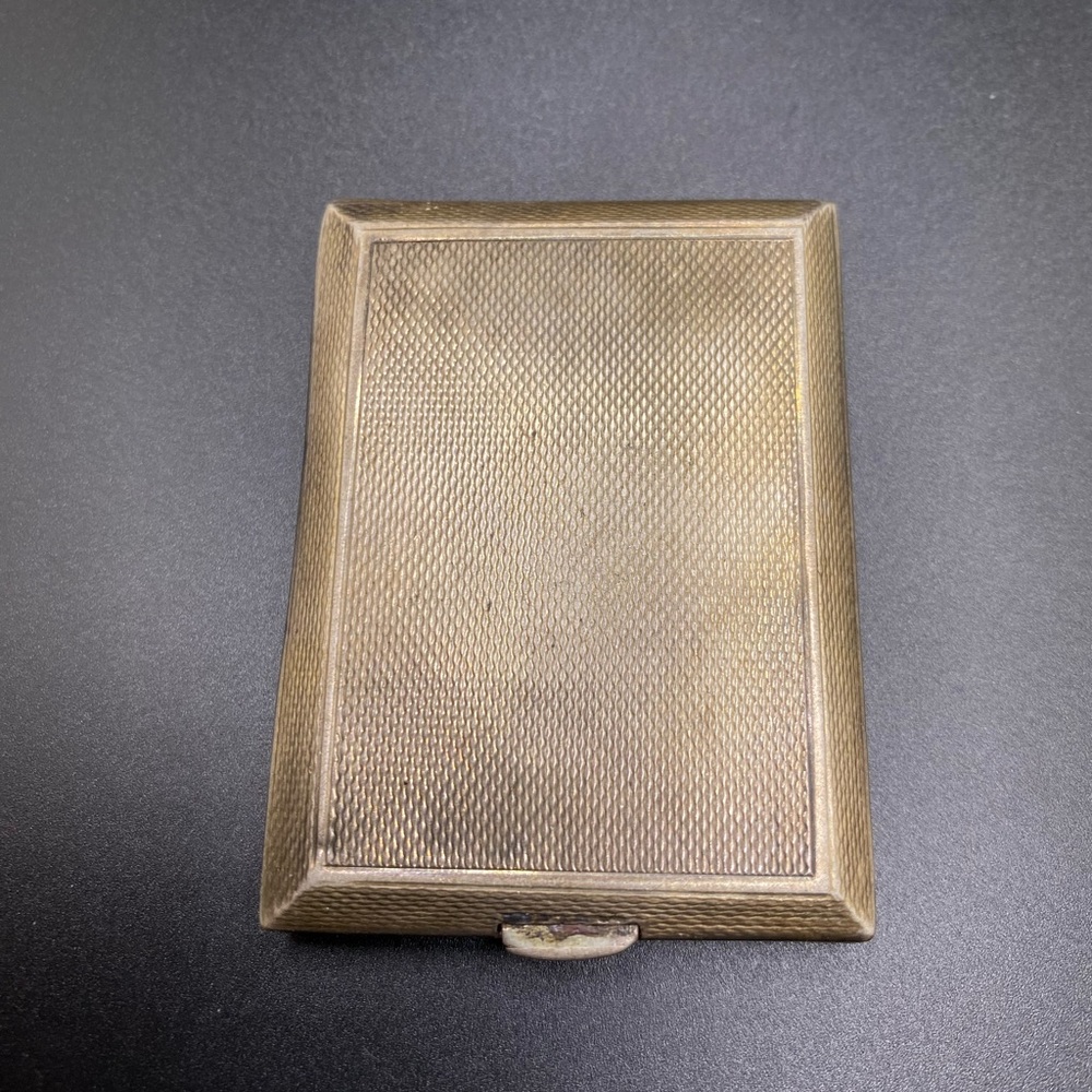 Antique Brass Pocket Photo Album Case Working Spring Hinge w/Leather Case - Picture 7 of 16